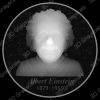 Albert Einstein Coin 3D Height Map - Heightmap Download