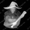 Evil Witch For Halloween - Heightmap Download
