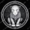 Golden Leopard Depth Map | Exotic Feline Engraving | CNC & Laser | LightBurn Ready - Heightmap Download