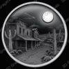Lonely House 3D Relief Map | Haunted Cottage Engraving File | CNC & Laser | Spooky Theme Design - Heightmap Download