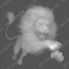 pouncing lion - Heightmap Download