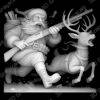 Santa Hunting grayscale bitmap - Heightmap Download
