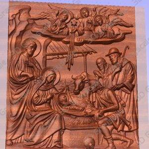 Birth of christ depthmap - Heightmap Download