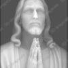 Jesus praying depthmap - Heightmap Download