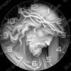 christ clock grayscale - Heightmap Download