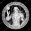 viking coin grayscale depthmap - Heightmap Download