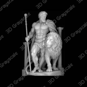 Samson power of resilience grayscale - Heightmap Download