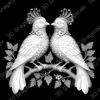 birds grayscale depthmap - Heightmap Download