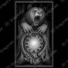 Bear clock grayscale laser engraving - Heightmap Download