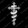 Ornic gothic cross - Heightmap Download