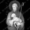 lamb of God grayscale depthmap - Heightmap Download
