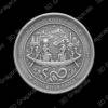 Duat River Barge Egyptian Underworld Coin 16 bit 3D Depth Map PNG, Fiber Laser Engraving File, Grayscale Height Map, LightBurn, Challenge - Heightmap Download