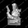 hellboy laser engraving 3d - Heightmap Download