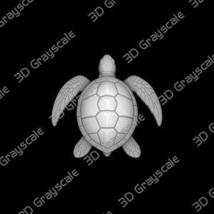 turtle grayscale laser engraving - Heightmap Download