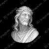 jesus bust head laser engraving - Heightmap Download