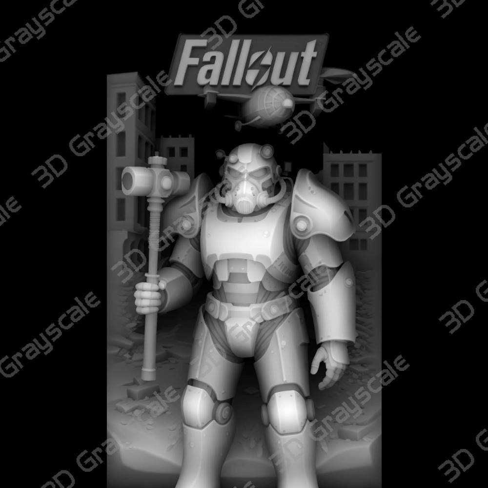 fallou laser engraving motif - Depth Map fallou laser engraving motif - Heightmap Download