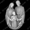 jesus, mary and joseph grayscale laser - Heightmap Download