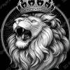lion king laser grayscale - Heightmap Download