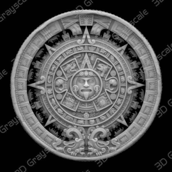 Coin Depth Map, Fiber Laser Engraving File, LightBurn, Grayscale Height ...