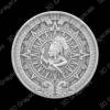 Coin Depth Map, Fiber Laser Engraving File, LightBurn, Grayscale Height Map, Embossing, CNC, PNG, Tonatiuh Sun God Aztec Sun Stones - Heightmap Download