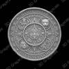 Coin Depth Map, Fiber Laser Engraving File, LightBurn, Grayscale Height Map, Embossing, CNC, PNG, Five Suns Epochs Aztec Sun Stones - Heightmap Download