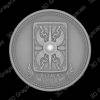Challenge Coin 3D Depth Map, CNC PNG File, Fiber Laser, Lightburn, Engraving, Embossed, Grayscale, Height Map, Roman Scutum Shield Imperial - Heightmap Download