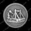 Challenge Coin 3D Depth Map, CNC PNG File, Fiber Laser, Lightburn, Engraving, Embossed, Grayscale, Height Map, Legionary Siege Weapon Roman - Heightmap Download