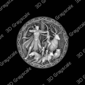 Artemis coin - Heightmap Download