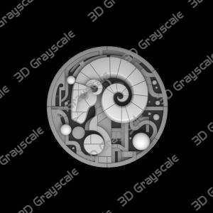 Aries zodiac laser 3d engraving - Heightmap Download