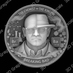 Breaking bad laser coin - Heightmap Download