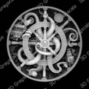 marines Kraken coin - Heightmap Download