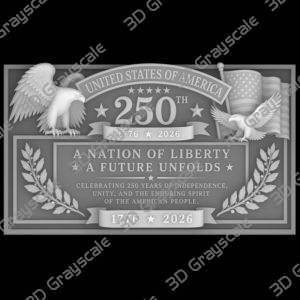united states independence laser motif depthmap - Heightmap Download