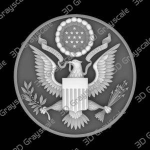 United states eagle coi engraving Mopa - Heightmap Download