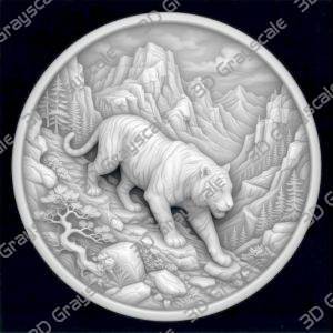Tiger-Majestic Tiger - Heightmap Download